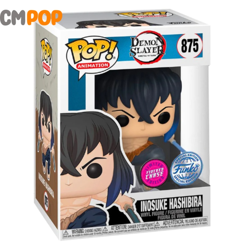 Inosuke Flocked - #875 - Funko Pop! - Demon Slayer - Chase Edition Exclusive