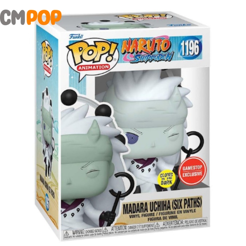 Madara Uchiha (Sage of six paths) - #1196 - Funko Pop! - Naruto Shippuden - GITD Gamestop Exclusive