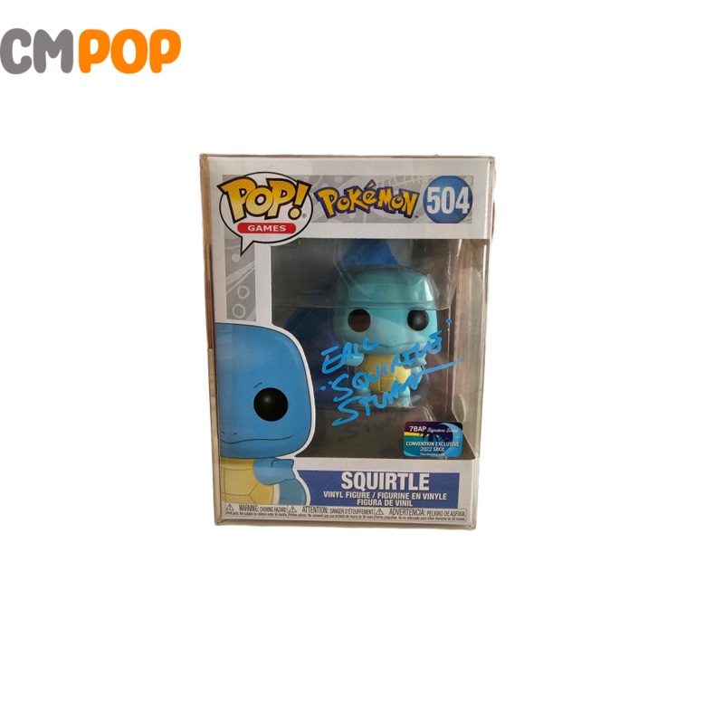 Signed Squirtle JSA Certified - #504 - Funko Pop! - Pokemon
