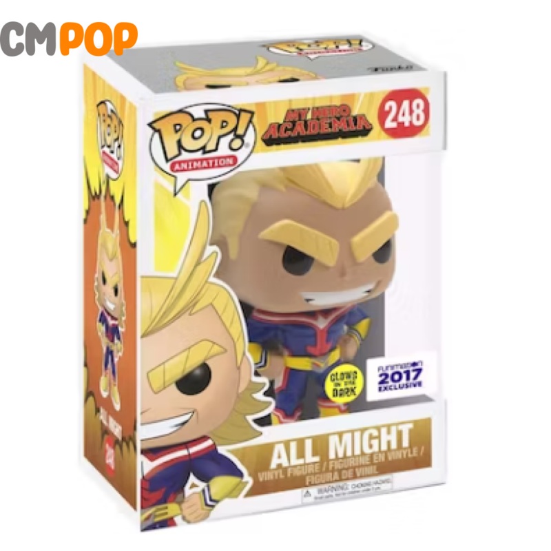 All Might - #248 - Funko Pop! - My Hero Academia - GITD - Funimation 2017 Exclusive