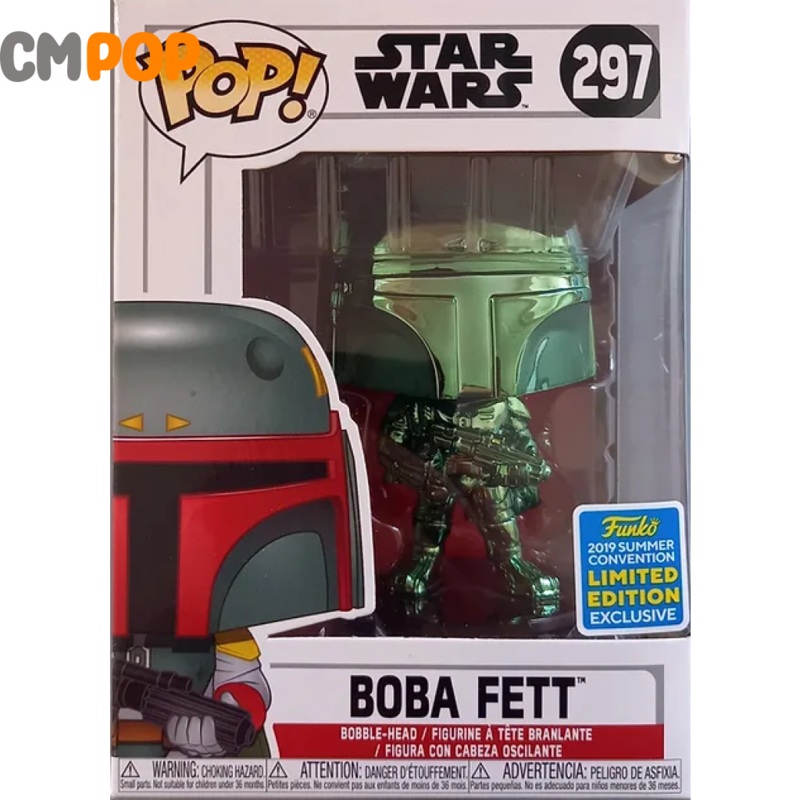 Boba Fett - #297 - Funko Pop! - Star Wars - 2019 Summer Convention Exclusive