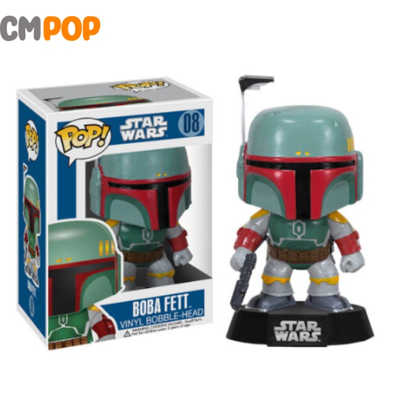 Boba Fett - Vinyl Bobble-Head - #08 - Funko Pop! - Star Wars - First Release