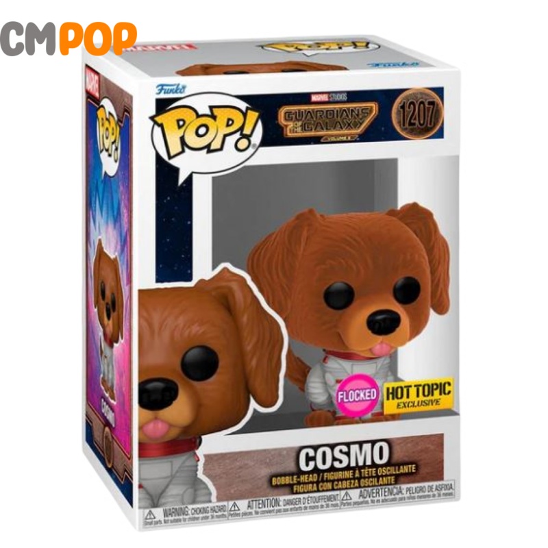 Cosmo Flocked - #1207 - Funko Pop! - Guardians of the galaxy Vol 3 - Marvel -  Hot Topic Exclusive