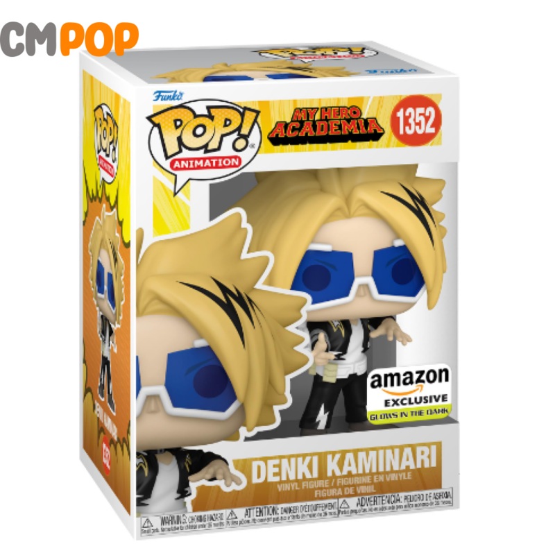 Denki Kaminari- My Hero Academia - #1352 - Funko Pop! -  My Hero Academia - Amazon Exclusive - Glow in the Dark