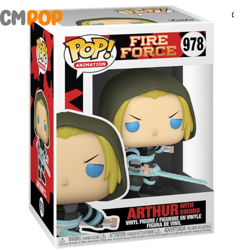 Fire Force Arthur with Sword - #978- Funko Pop! - Fire Force