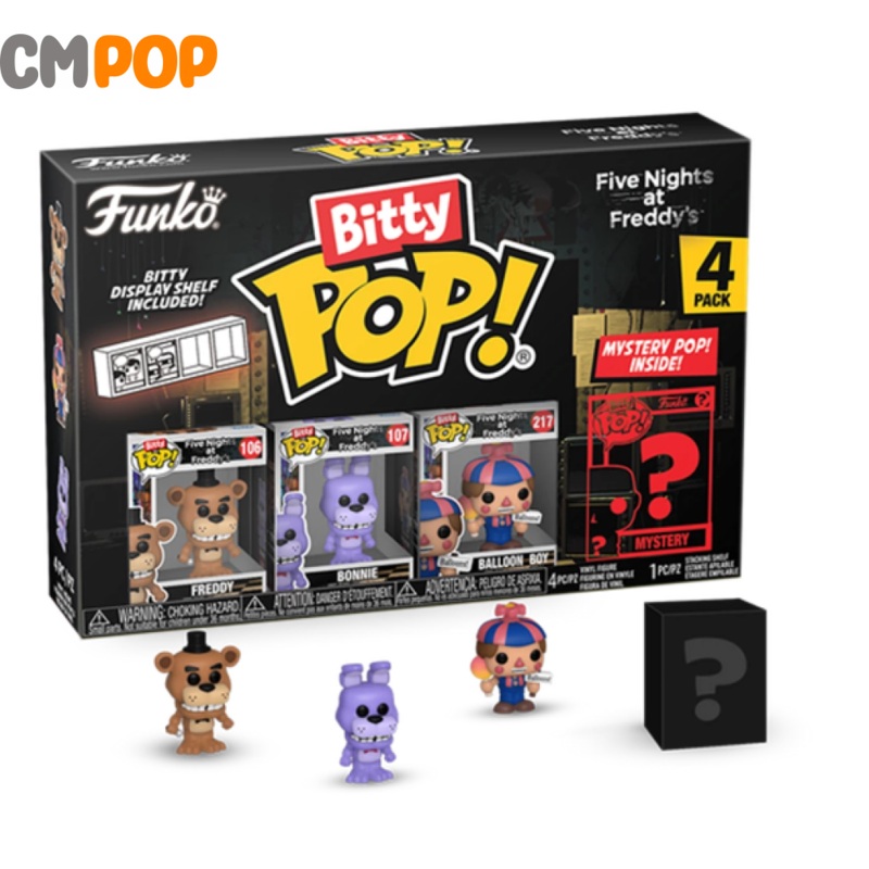 Freddy - Bitty Pop 4 Pack Bitty Pop! - Funko Bitty Pop! - FNAF