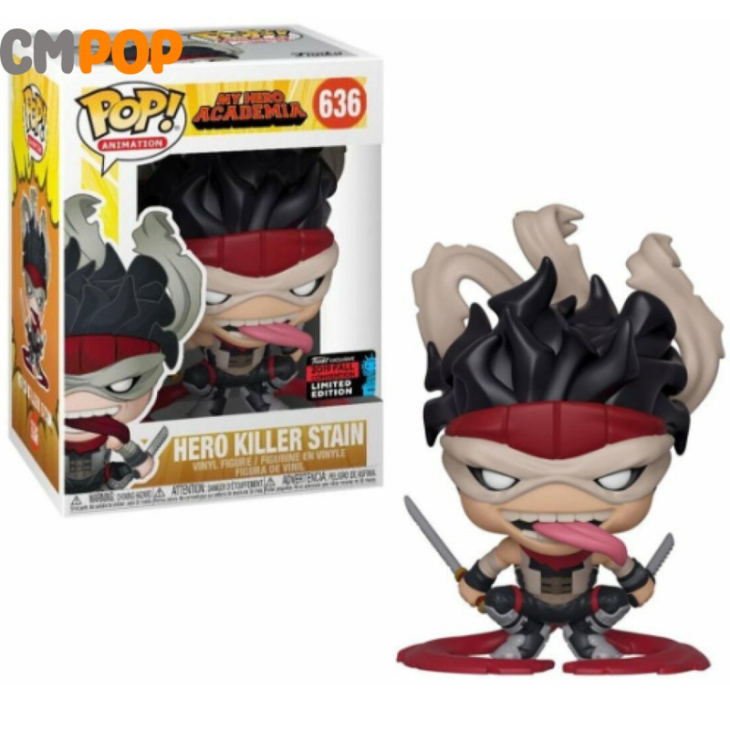 Hero Killer Stain - #636 - Funko Pop! -  My Hero Academia - 2019 Fall Convention- Limited Edition