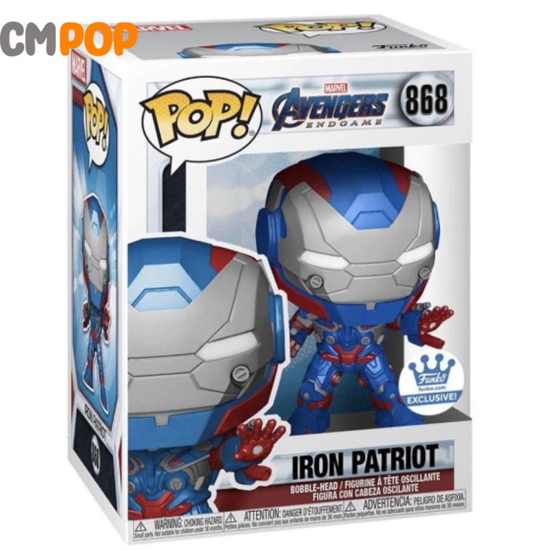 Iron Patriot - #868 -  Funko Pop! -Avengers End Game - Funko Exclusive