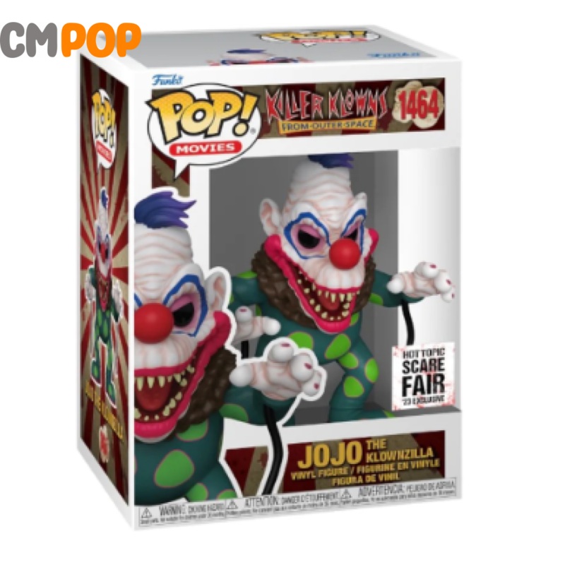 Jo Jo The Klownzilla - Killer Klowns From Outer Space - #1464 - Funko Pop! - Movies- Hot Topic Scare Fair 23 Exclusive