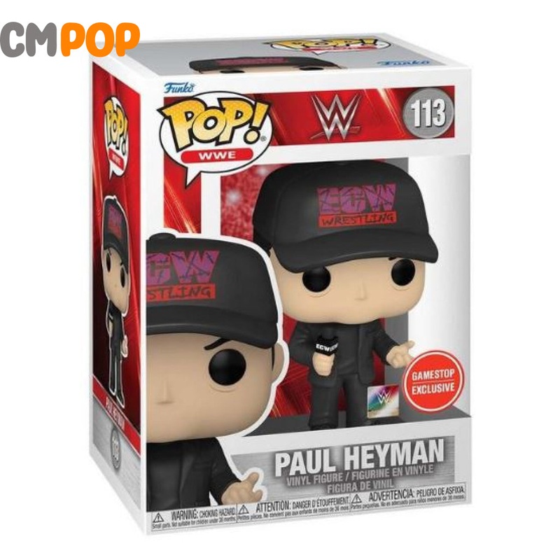 Paul Heyman - #113 - Funko Pop! - WWE - Gamestop Exclusive