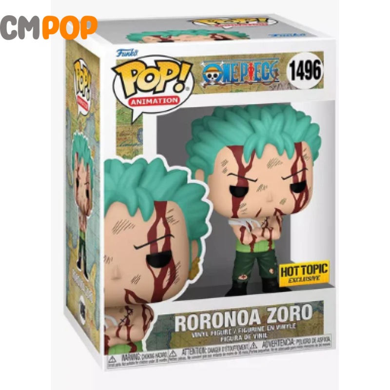 Roronoa Zoro - #1496 - Funko Pop! - One Piece - Hot Topic Exclusive