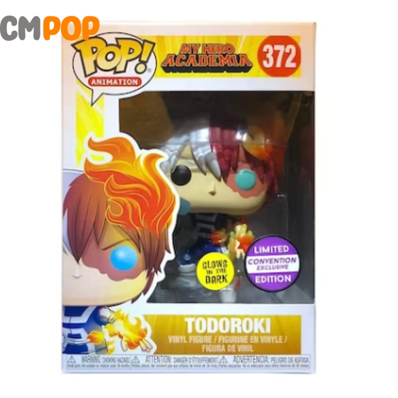Todoroki My Hero Academia - #372 - Funko Pop! -  My Hero Academia - Glow in the Dark - Convention Exclusive -Limited Edition