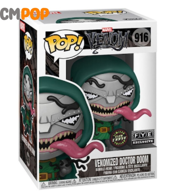 Venomized Doctor Doom - #916 - Funko Pop! - Venom Marvel- FYE Exclusive - Chase Exclusive Edition