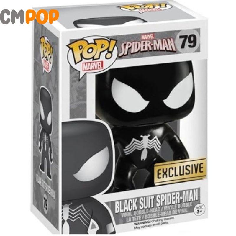 Black Suit  Spider-man - #79 - Funko Pop! - Exclusive