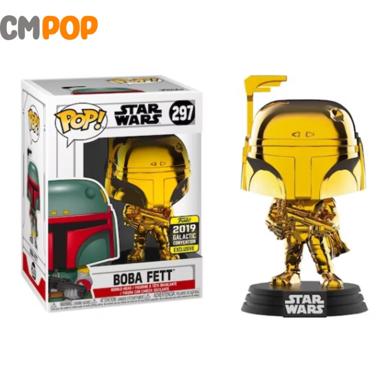 Boba Fett - #297 - Funko Pop! - Star Wars - 2019 Galactic Convention Exclusive