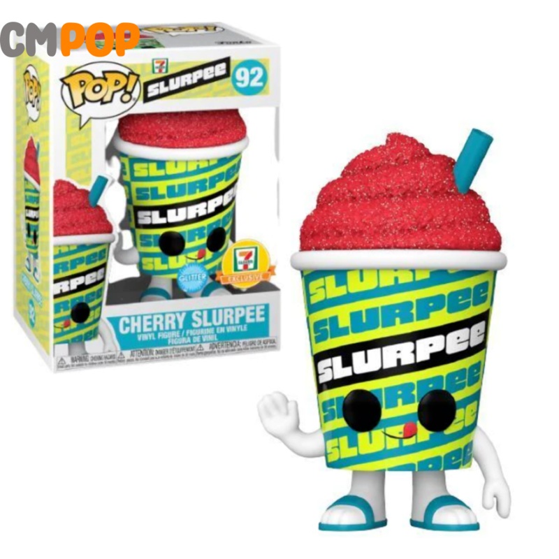 Cherry  Slurpee  - #92 - Funko Pop! - Glitter - 7 Eleven Exclusive