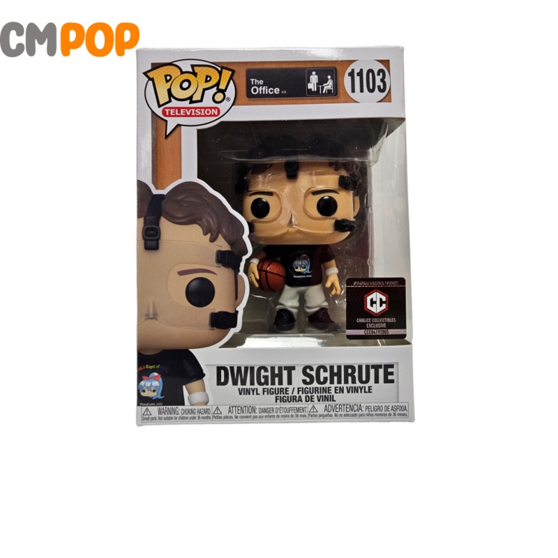 Dwight Schrute Basketball - #1103 - Funko Pop! -  The Office - Chalice Collectibles Exclusive