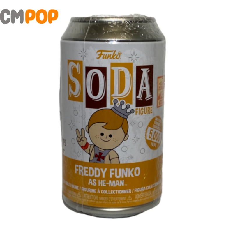 Freddy Funko As He-Man- Funko Vinyl Soda - 5,000 Pieces - Chance Of Chase
