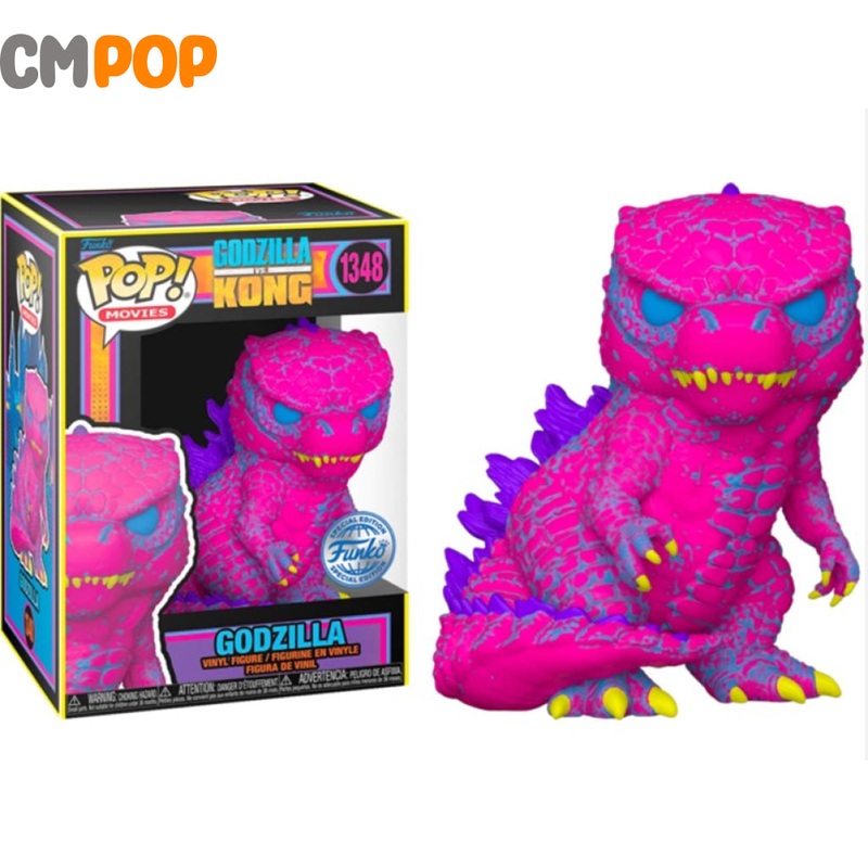 Godzilla Blacklight - #1348- Funko Pop! - Godzilla vs Kong - Special Edition Exclusive
