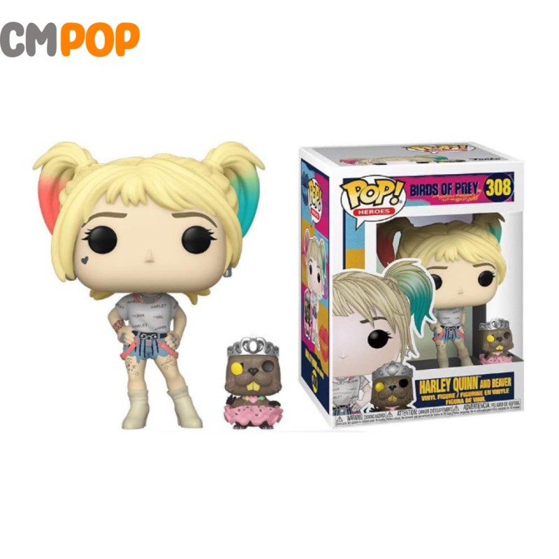 Harley Quinn And Beaver - #308 - Funko Pop! - DC - Birds Of Prey