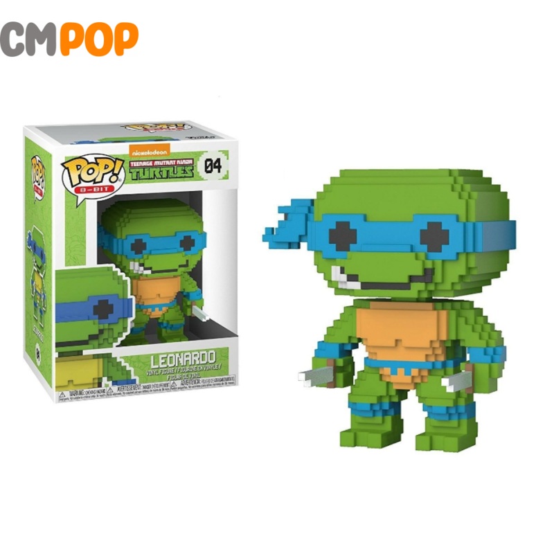 Leonardo 8 Bit - #04 - Funko Pop! - Teenage Mutant Ninja Turtles (TMNT)