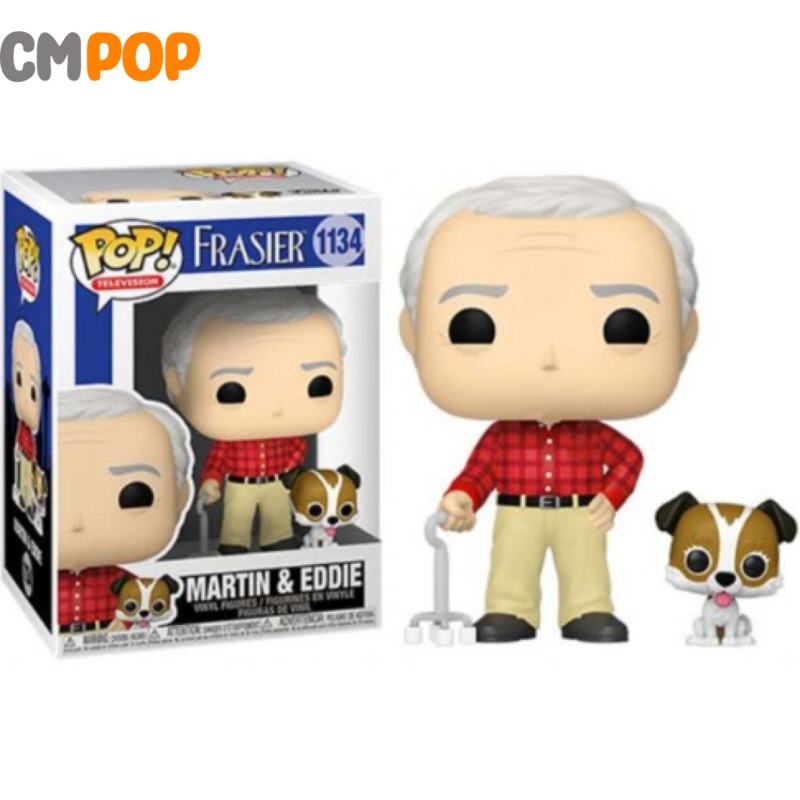 Martin & Eddie - #1134- Funko Pop! - Frasier - Television