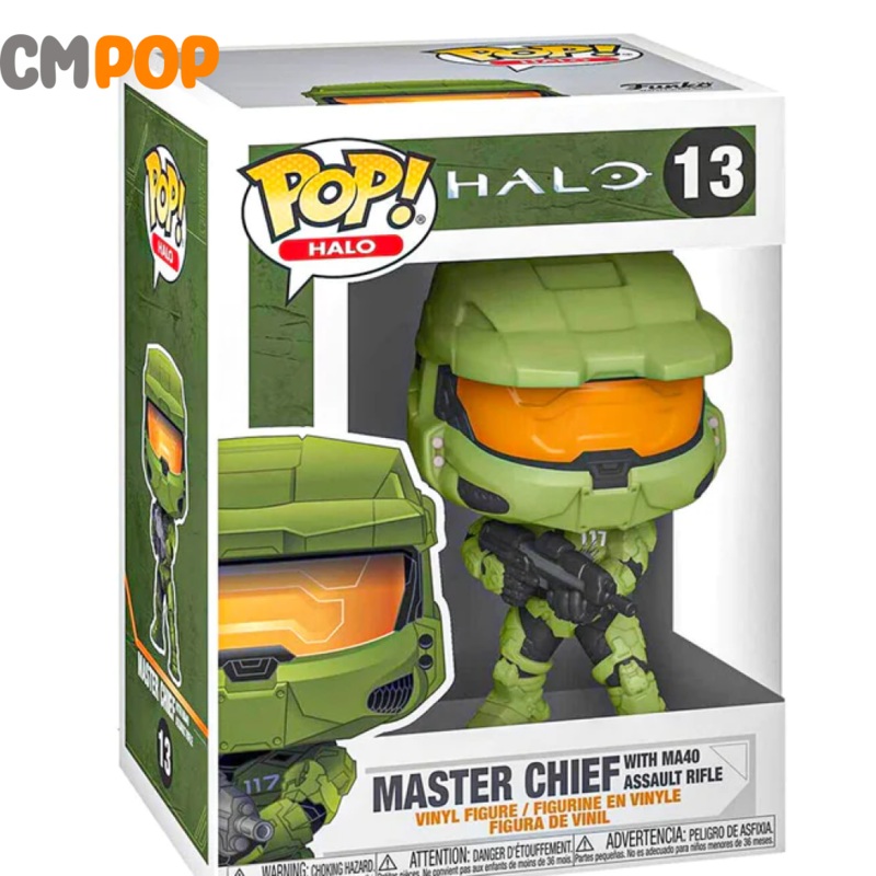 Master Chief with MA40 Assault Rifle  - #13 - Funko Pop! - Halo