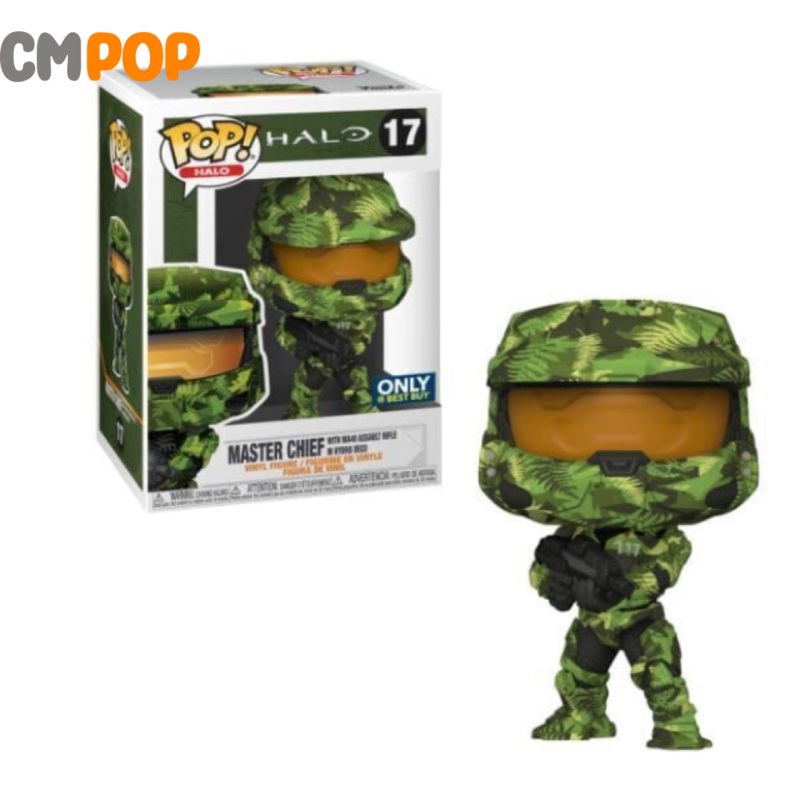 Master Chief With MA40 Assault Rifle In Hydro Deco - #17 - Funko Pop! - Halo - Best Buy Exclusive