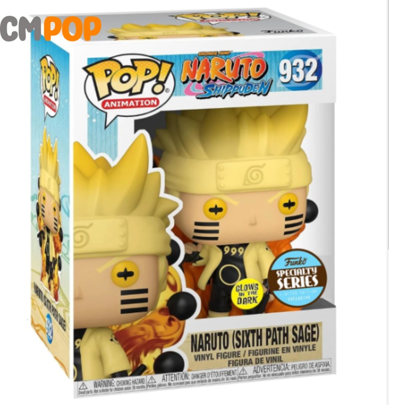Naruto Six Path Sage GITD - #932- Funko Pop! - Naruto - Speciality Series