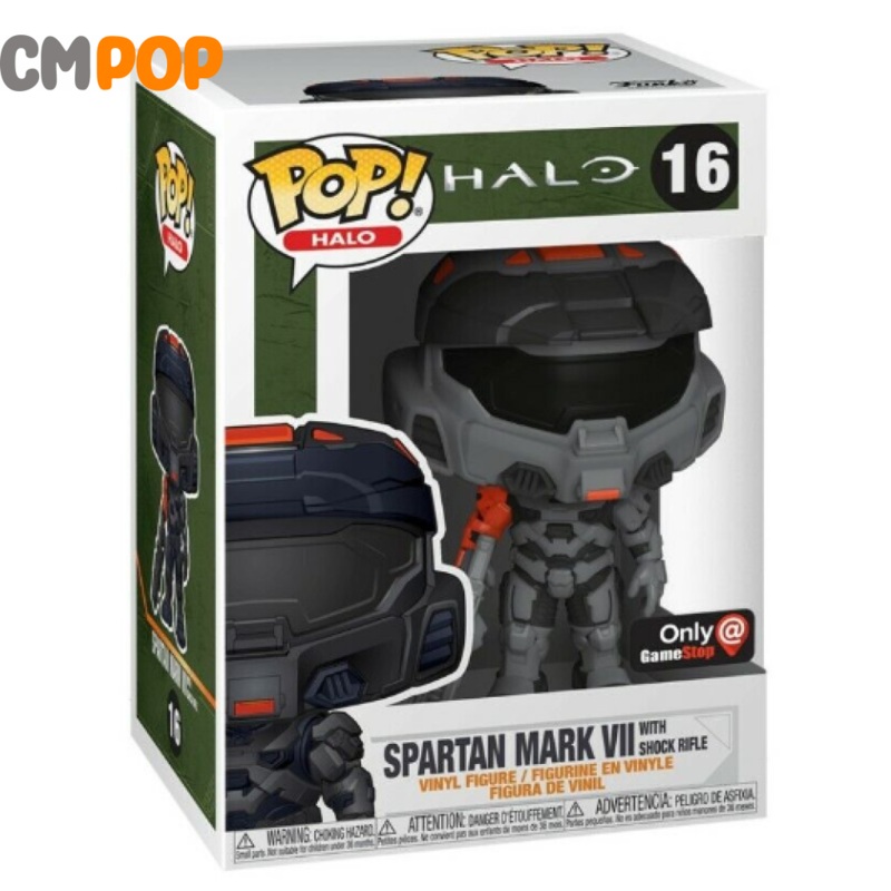 Spartan Mark V11 With Shock Rifle - #16 - Funko Pop! - Halo - Gamestop Exclusive