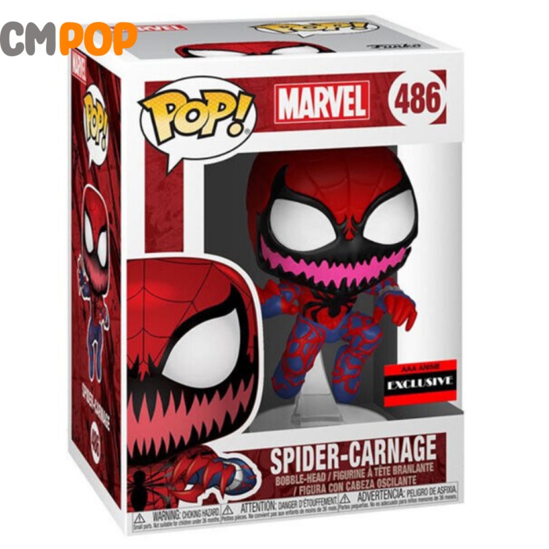 Spider-Carnage - #486 - Funko Pop! - AAA Anime Exclusive