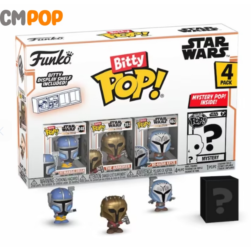 Star Wars Heavy Mandalorian - Bitty Pop 4 Pack Bitty Pop! - Funko Bitty Pop! - Star Wars