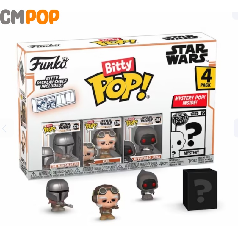 Star Wars  Mandalorian - Bitty Pop 4 Pack Bitty Pop! - Funko Bitty Pop! - Star Wars