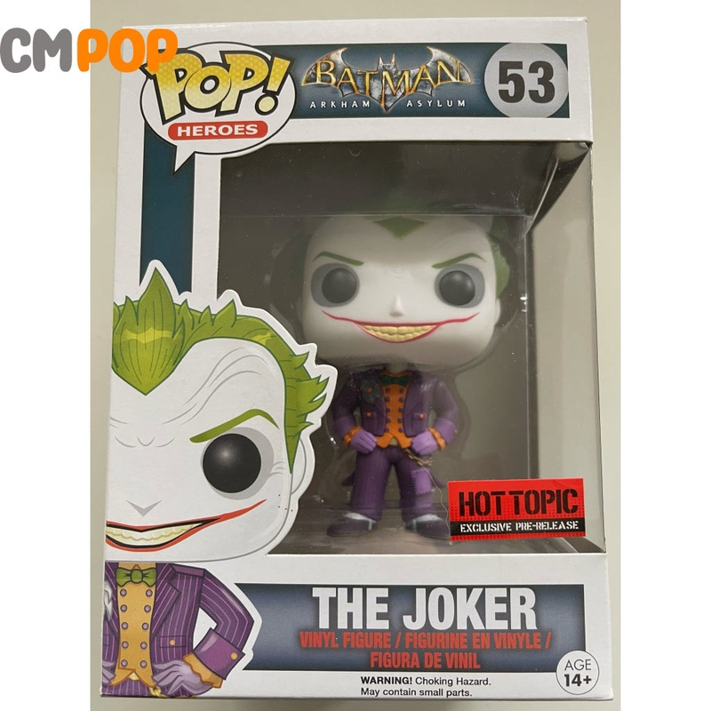 The Joker Arkham Asylum - #53 - Funko Pop! - Hot Topic Exclusive - DC