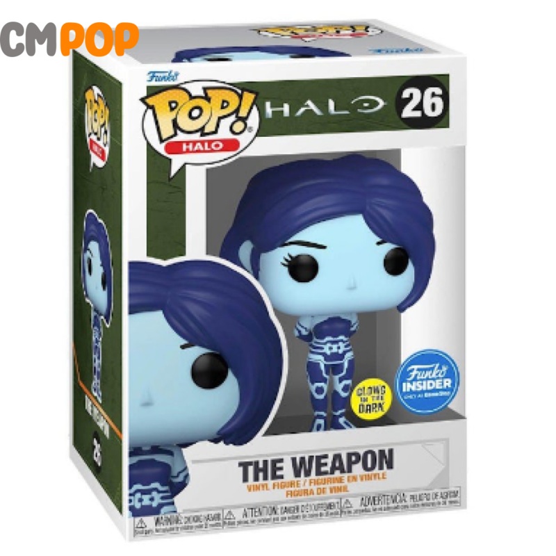 The Weapon GITD - #26 - Funko Pop! - Halo - Gamestop Funko Insider Exclusive