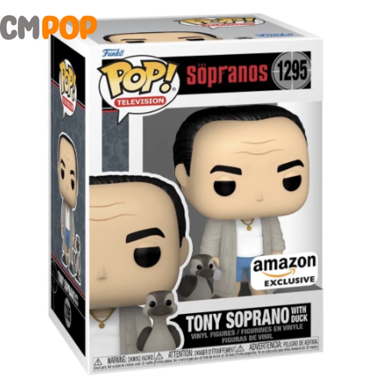 Tony Soprano with Duck - #1295 - Funko Pop!  -The Sopranos - Amazon Exclusive