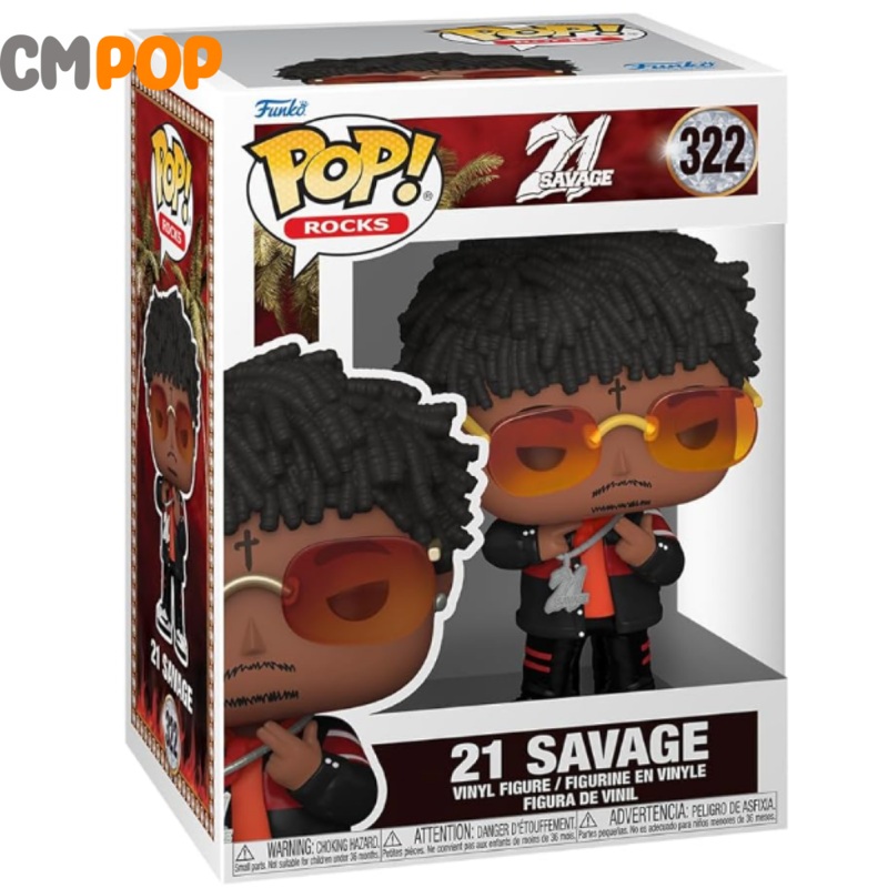21 Savage  - #322 - Funko Pop! - Pop Rocks