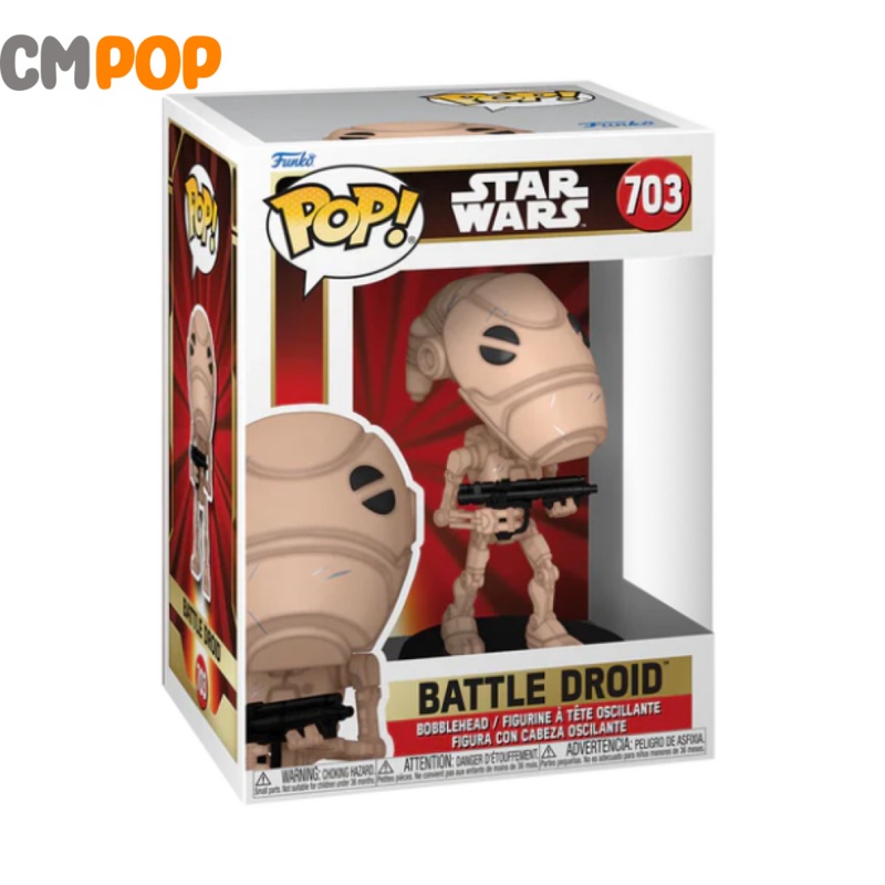 Battle Droid - #703 - Funko Pop! - The Phantom Menace -  Star Wars