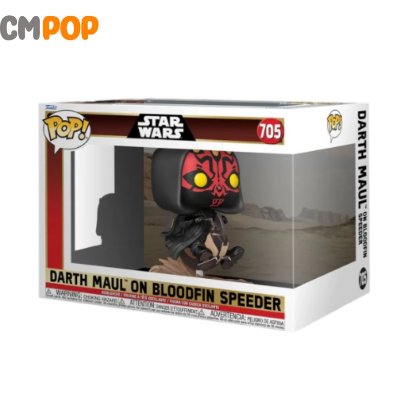 Darth Maul on Bloodfin Speeder -  #705 Funko Pop! Rides - Star Wars