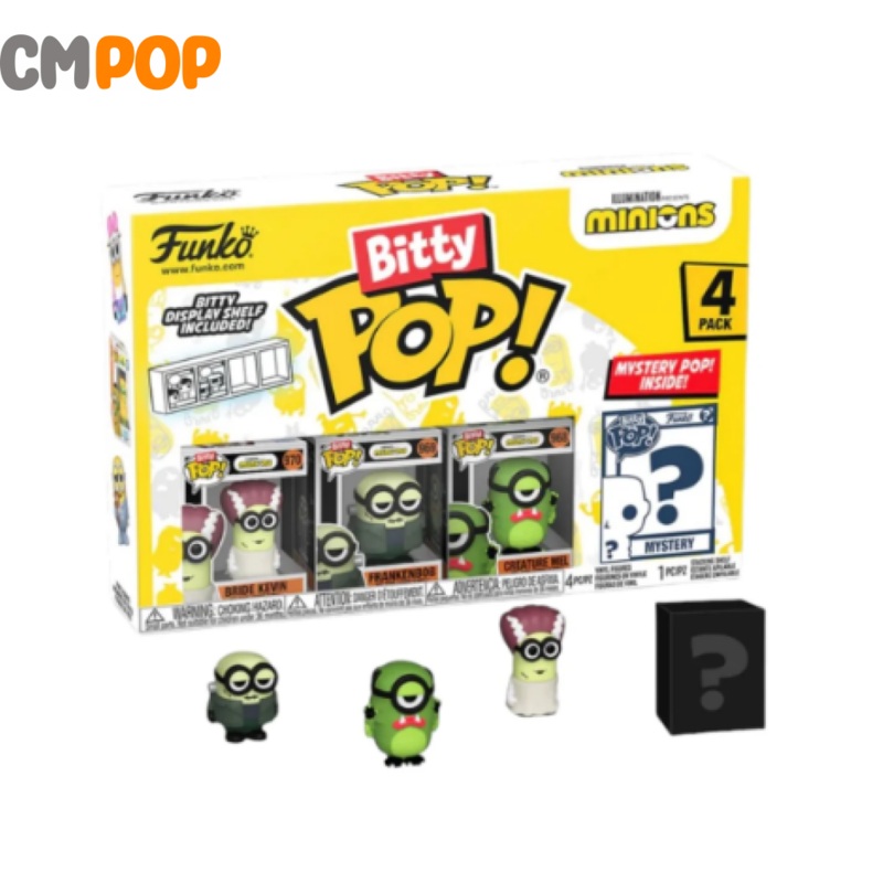 Frankenbob 4 Pack Bitty Funko POP! - Minions - Chance Of Chase   - Bitty Pop