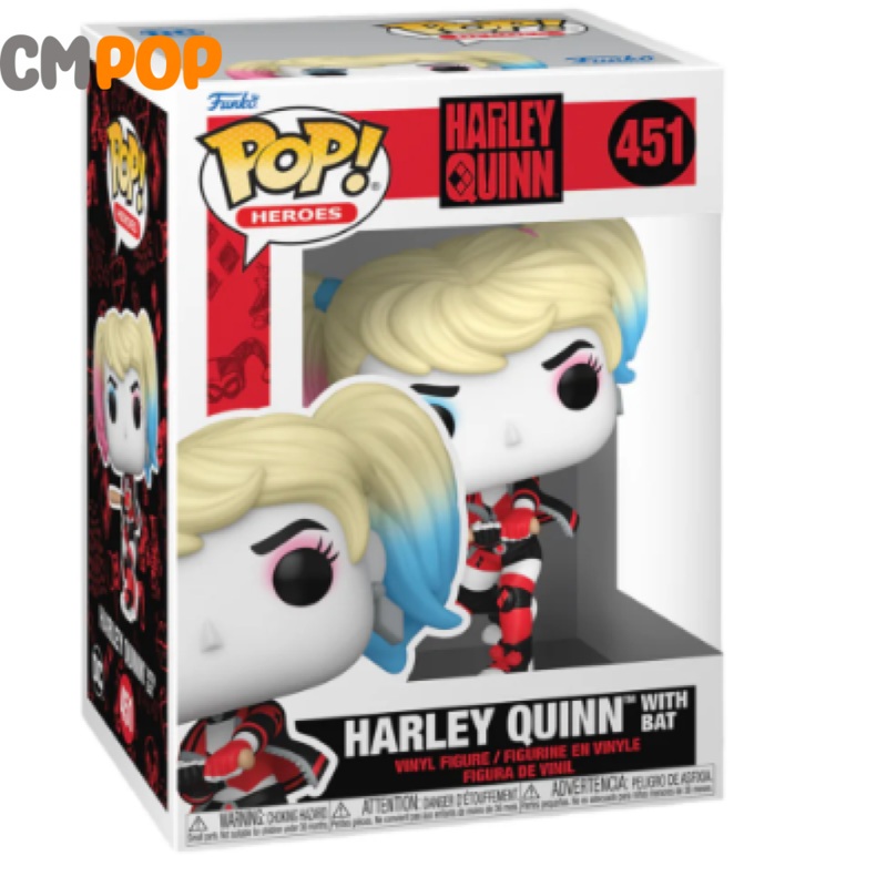 Harley Quinn With Bat - #451 - Funko Pop! - DC Comics - Heroes