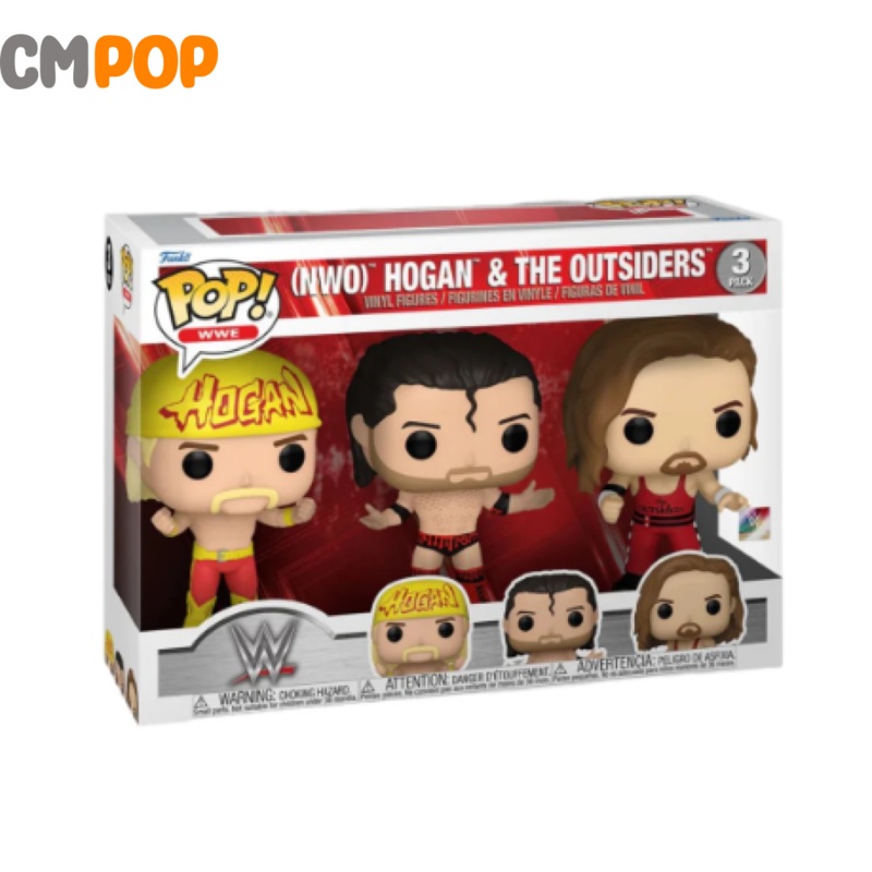 (NWO) Hogan & The Outsiders Funko Pop! 3 Pack WWE
