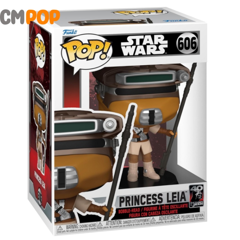 Princess Leia (Boushh ) RotJ 40th  - #606 - Funko Pop! - Star Wars