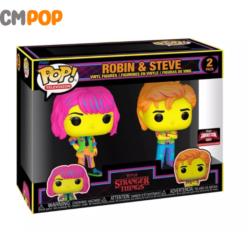 Robin & Steve 2 Pk - Stranger Things - Funko Pop! - Stranger Things - Target Con 2024 Limited Edition Exclusive