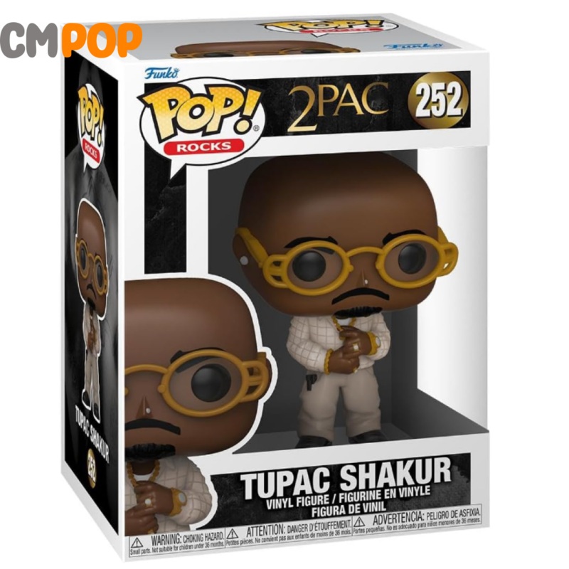 Rocks: Tupac - Loyal to the Game  - 2Pac- #252 - Funko Pop! - Pop Rocks