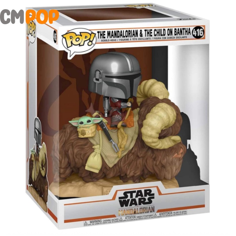 The Mandalorian And The Child On Bantha - #416 - Funko Pop! - Star Wars