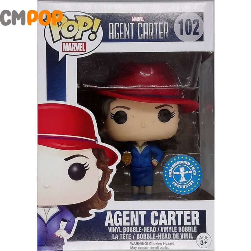 Agent Carter - #102 - Funko Pop! - Marvel - Agent Carter- Underground Toys Exclusive