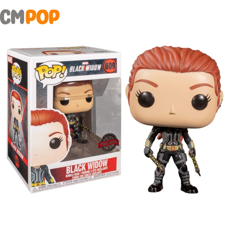 Black Widow - #609 - Funko Pop!  - Marvel Black Widow - Special Edition