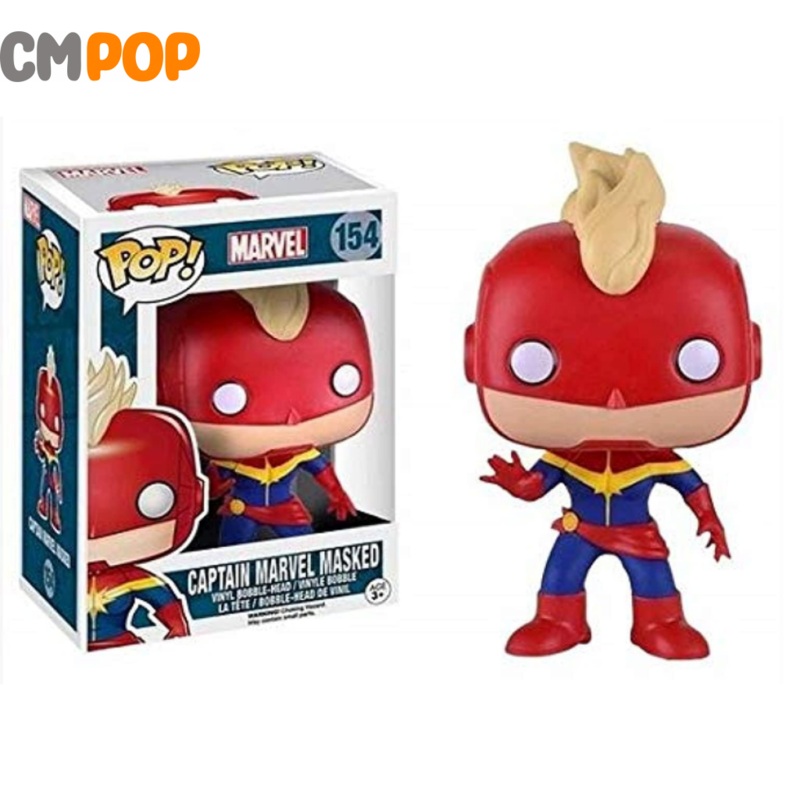 Captain Marvel Masked  - #154 - Funko Pop!  - Marvel
