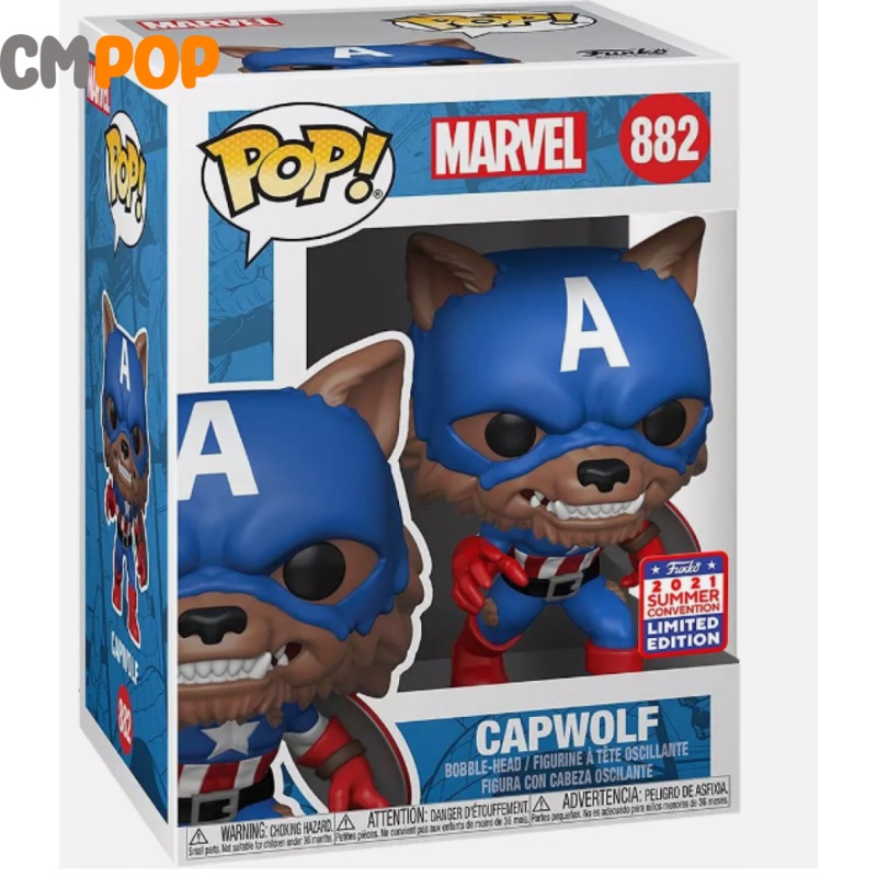 Capwolf - #882 - Funko Pop! - Marvel - 2021 Summer Convention